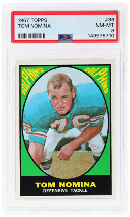 1967 Topps Tom Nomina #86 PSA 8