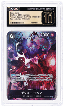 2025 One Piece Premium Booster Volume 2 Japanese Alternate Art Gecko Moria #PRB02013 CGC PRI