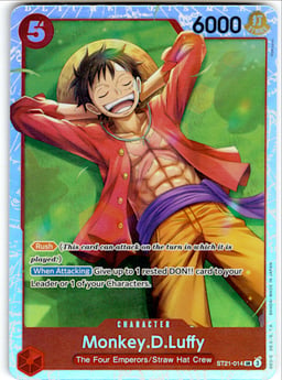 2025 Monkey.D.Luffy (foil) #14 EX Gear 5