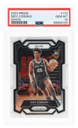 2023 Panini Prizm White Sidy Cissoko #173 2/175 PSA 10