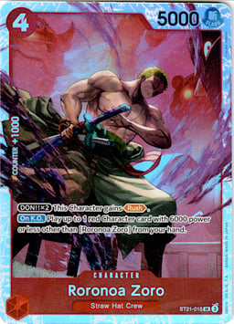 2025 Roronoa Zoro (foil) #15 EX Gear 5