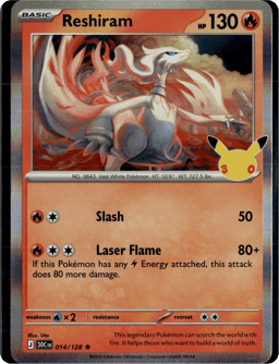 2026 Reshiram #14 30th Celebration