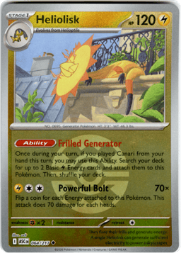 2026 Heliolisk (Ball Reverse Holofoil) #64 Ascended Heroes