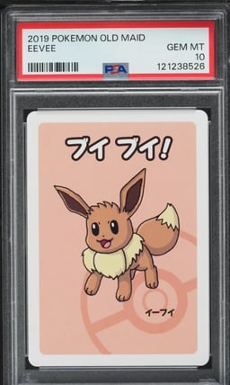 2019 Pokemon Japanese Playing Cards Old Maid Eevee PSA 10 GEM MINT