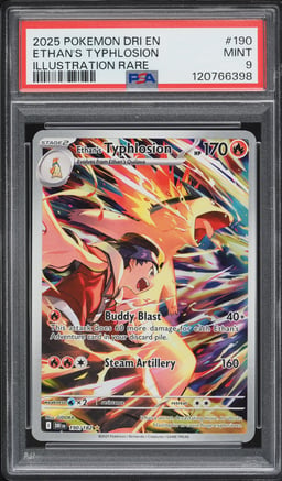 2025 Pokemon Scarlet & Violet Destined Rivals IR Ethan's Typhlosion #190 PSA 9 MINT