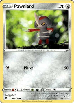 2023 Pawniard #92 Crown Zenith