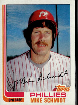 1982 Mike Schmidt #100 Baseball