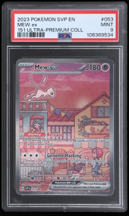 2023 Pokemon Scarlet and Violet Black Star Promo 151 Ultra Premium Collection Mew Ex #053 PSA 9