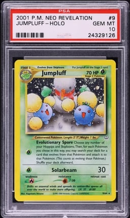 2001 Pokemon Neo Revelation Holo Jumpluff #9 PSA 10 GEM MINT