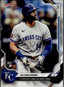 2026 Jac Caglianone #369 Topps Now