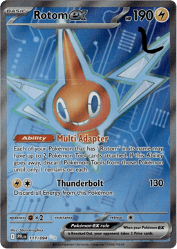 2025 Rotom ex #111 Phantasmal Flames