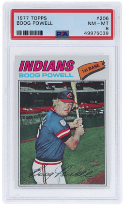 1977 Topps Boog Powell #206 PSA 8