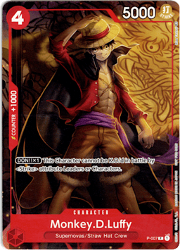 2022 Monkey.D.Luffy - P-007 (Tournament Pack Vol. 1) #P-007 One Piece Promotion Cards