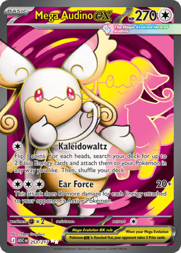 2026 Mega Audino ex #253 Ascended Heroes
