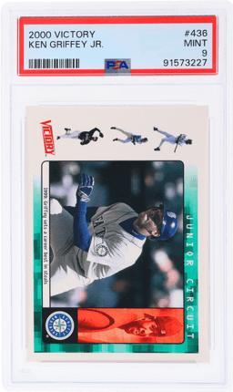 2000 Upper Deck Victory Ken Griffey Jr. #436 PSA 9