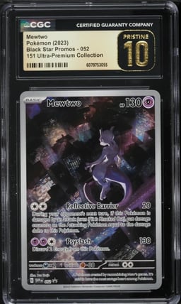 2023 Pokemon Scarlet & Violet 151 Promo Ultra Premium Full Art Mewtwo #52 CGC 10 PRISTINE