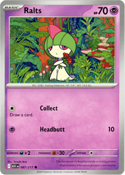 2026 Ralts #87 Ascended Heroes