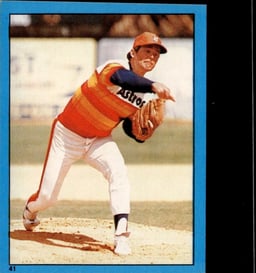 1982 Nolan Ryan #41 Topps Stickers