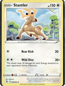 2021 Stantler #208 Fusion Strike