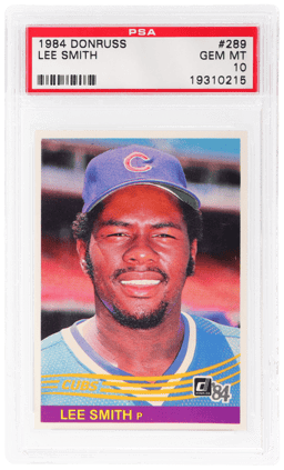 1984 Panini Donruss Lee Smith #289 PSA 10