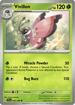 2023 Vivillon #10 Scarlet & Violet