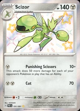 2024 Scizor #191 Paldean Fates