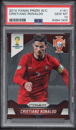 2014 Panini Prizm World Cup Cristiano Ronaldo #161 PSA 10 GEM MINT