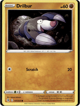 2021 Drilbur #147 Fusion Strike