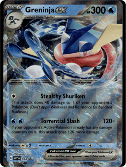 2023 Greninja ex #54 Scarlet & Violet Black Star Promos