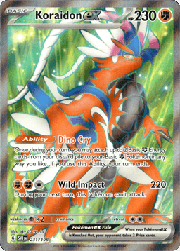 2023 Koraidon ex #231 Scarlet & Violet