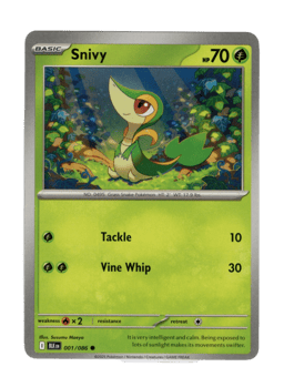 2025 Snivy #1 Black Bolt