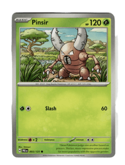 2025 Pinsir #3 Prismatic Evolutions