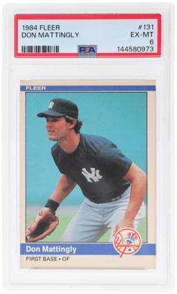 1984 Fleer Don Mattingly #131 PSA 6