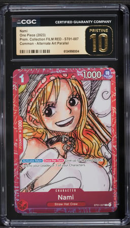 2023 One Piece Premium Collection FILM RED Nami #ST01-007 CGC 10 PRISTINE