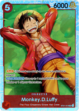 2025 Monkey.D.Luffy (foil) #14 EX Gear 5