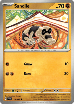 2023 Sandile #115 Scarlet & Violet