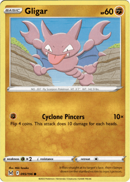 2022 Gligar #95 Lost Origin