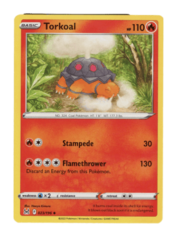 2022 Torkoal #23 Lost Origin