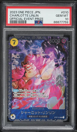 2023 One Piece Japanese Offical Event Prize Chalotte Linlin #ST07-010 PSA 10 GEM