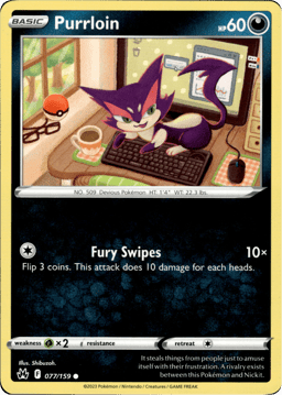 2023 Purrloin #77 Crown Zenith