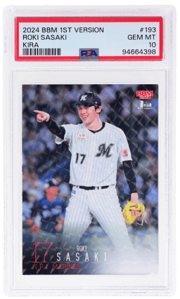 2024 Bbm Kira Roki Sasaki #193 PSA 10