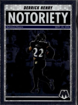 2025 Derrick Henry #4 Mosaic Notoriety