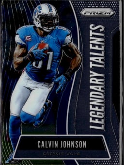 2019 Calvin Johnson #LT-CJ Prizm Legendary Talents