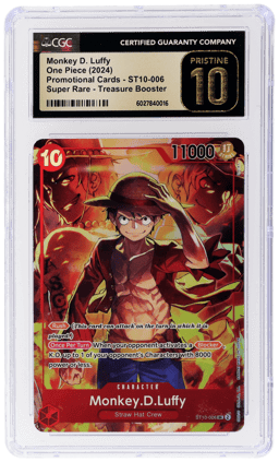 2024 One Piece Promo Treasure Booster Set Monkey D. Luffy #ST10006 CGC PRI