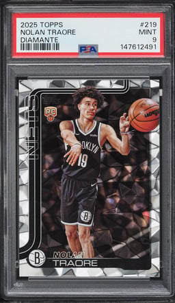 2025 Topps Diamante Nolan Traore ROOKIE #219 PSA 9 MINT