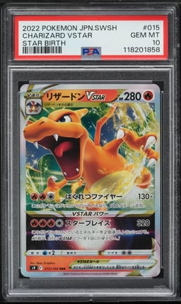 2022 Pokemon Japanese SWSH Star Birth Charizard VSTAR #15 PSA 10 GEM MINT