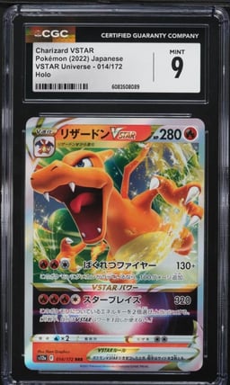 2022 Pokemon Japanese SWSH VSTAR Universe Holo Charizard VSTAR CGC 9 MINT