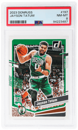 2023 Donruss Jayson Tatum #197 PSA 8