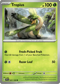 2023 Tropius #7 Scarlet & Violet