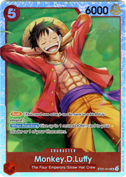 2025 Monkey.D.Luffy (foil) #14 EX Gear 5